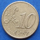 IRELAND - 10 Euro Cents 2003 KM# 35 Euro Coinage (2002) - Edelweiss Coins - Irlanda