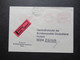 Schweiz 1989 Freistempel Botschaft Der BRD Berin An Das Generalkonsulat Der BRD In Zürich Mit Einigen Stempeln!! - Lettres & Documents