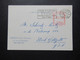 Belgien 1957 PK Mit Freistempel Und Werbestempel Semaine Internationale De La Lettre / Nestlé Societe Anonyme Bruxelles - Covers & Documents