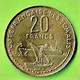 COTE FRANCAISE DES SOMALIS / 20 FRANCS / 1952 - Djibouti