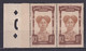 GABON - 1910 - YVERT N° 63 ** MNH PAIRE BORD DE FEUILLE - COTE = 18+ EUR. - - Neufs