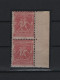 GREECE 1896 OLYMPIC GAMES 2 LEPTA MNH STAMP IN VERTICAL PAIR MARGINAL  HELLAS No 110 AND VALUE EURO 20.00 - Nuovi