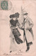 CPA Illustrateur Un Couple Faisant Du Patin à Glace - 1903 - P F B Serie 2279 - Dos Simple - Non Classés