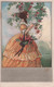 CPA Illustrateur Corbella - Femme En Robe Jaune Cueillant Des Roses - - Corbella, T.