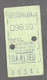 ANCIEN TICKET DE METRO PARIS /  BANLIEUE      D1035 - Europe