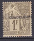 GUADELOUPE - YVERT N° 26 * MH - COTE = 120 EUR. - - Nuevos