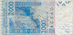 AFRIQUE - BURKINA FASO - 2.000 Francs - 2003 - Burkina Faso
