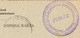 Perlasz PERLEZ POSTMARK 1939 Postcard CATHOLIC CHURCH Money Order Form BANAT HUNGARY YUGOSLAVIA Port Payé OFFICIAL - Service