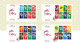 32 Country Groups Of 2022 FIFA World Cup Soccer Football, Set Of 4 Official Limited First Day Covers From Qatar FDC - 2022 – Qatar