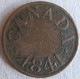 Bas Canada Half Penny 1841 James Duncan Token , En Cuivre, CCT# LC-13 - Canada