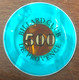 13 MARSEILLE JETON DE CASINO BILLARD CLUB DE PROVENCE 500 FRANS CHIPS TOKENS GAMING - Casino