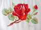 Aquarelle  FLEURS  " Rose Et Boutons  " Signé Murzin  Dimensions Hors - Tout 32 X 22cm - Watercolours