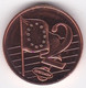 Slovénie 2 Cents 2007. Specimen. Essai Probe - Private Proofs / Unofficial