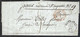 FRANCE 1855: LAC De Chambéry (Savoie, Sardaigne) Pour Paris En Port Dû, Taxée 5 Décimes, CAD Rouge De Pont De Beauvoisin - Unclassified