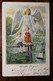 AK CPA 1899 Kinder Enfant Jugendstil Art Nouveau Illustrateur Engel Litho Ange Voir Dos Taxe - Angeli