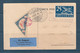 ⭐ Suisse - Aérogramme - Premier Vol - Meeting International Genève Vignette Spatiale Sur Carte Postale Cointrin - 1925 ⭐ - Eerste Vluchten