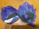 PLUME à CHAPEAU COROLLE BLEU 11 Cms - Coiffes, Chapeaux, Bonnets