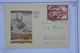 BE5 SAAR BELLE  LETTRE FDC  1954 SAARLAND   LEBACH +TAG DER BRIEFE+++  +AFFRANCH. PLAISANT - FDC
