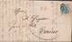 1858. Lombardei Und Venetien. 45  CENTES With Very Wide Margin At Left On Cover To Torino Cancelled MILANO... - JF432322 - Occupazione Austriaca