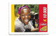 Zambia - Celtel - Smiling Young Girl (Type 1), Half-Size GSM Refill 10.000ZK, Used - Zambie