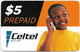 Zambia - Celtel - Young Boy At The Phone (Reverse 1), GSM Refill 5$, Used - Zambia