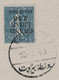 GRAND LIBAN - SEMEUSES AVEC SURCHARGES INVERSEES - N°5 ET N°9 SUR PETITE ENVELOPPE NON CIRCULEE - 10-3-1925 - COTE 150€ - Storia Postale