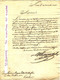 1825 Sign. Charles Marie Fourcroy De Guillerville Commissaire General Marine NANTES Fourcroy Fournitures Lest =>Forges P - Documentos Históricos