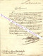 1825 Sign. Charles Marie Fourcroy De Guillerville Commissaire General Marine NANTES Fourcroy Fournitures Lest =>Forges P - Documents Historiques