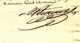 1825 Sign. Charles Marie Fourcroy De Guillerville Commissaire General Marine NANTES Fourcroy Fournitures Lest =>Forges P - Documentos Históricos