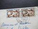 Frankreich Kolonie Madagaskar FDC 1958 Republique Malgache 10e Anniversaire De La Declaration Par Avion Nach Paris - Storia Postale