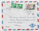 FRANCE MOISSONNEUSE 10C PAIRE +50C LETTRE COVER AVION BAYEUX CALVADOS 12.4.1962 POUR TEHERAN IRAN AU TARIF - 1957-1959 Mäherin