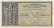 50 DRACME CASSA MEDITERRANEA DI CREDITO PER LA GRECIA 1941 BB - Other & Unclassified