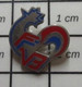 2122 Pin's Pins / Beau Et Rare / THEME : ANIMAUX / COQ TRICOLORE FFVB FEDERATION FRANCAISE DE VOLLEY-BALL - Volleybal