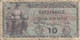 United States Of America - 10 CENTS Military Payment Certificate 1951-54 Series 481 D 07219995 D (2 Scans) - 1951-1954 - Reeksen 481