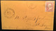 RARE Arrival Cds "HD.QRS.DEPT.OF THE MO. REC’D ST LOUIS" 1865 Iowa Cover>Missouri Fkd Sc.65 (US USA Crypto Bitcoin - Storia Postale