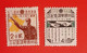 Francobolli Cina Manciukuo Manchuria Censimento National Census 2F E 4F 1940 - Oost-China 1949-50