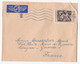 Lettre 1958 Madagascar Tananarive Pour Mérignac Gironde, 1 Timbre - Storia Postale