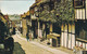 A18337 - MERMAID STREET RYE POST CARD USED 1962 STAMP QUEEN ELIZABETH OF ENGLAND SUSSEX SENT TO SURREY - Rye