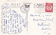 A18337 - MERMAID STREET RYE POST CARD USED 1962 STAMP QUEEN ELIZABETH OF ENGLAND SUSSEX SENT TO SURREY - Rye