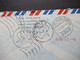 Indonesien 1980 By Air Mail Expres Pinang - Hamburg über Frankfurt Flughafen Rückseitig Weitere Stempel - Indonesien