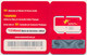 PANAMA +MOVIL GSM (SIM) CARD RED MINT UNUSED - Panamá