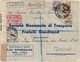 REGNO D'ITALIA OCCUPAZIONI M.E.F. RACC. DA TRIPOLI A TORINO 2.7.1945 - 3 FRANCOBOLLI DA P. 3 S. 1 P. 5 SASSONE 9/10/13 - Occ. Britanique MEF
