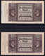 2x 2 Millionen Mark 23.7.1923 - KN 16 Mm + 18 Mm - Reichsbank (DEU-101a, B) - 2 Miljoen Mark