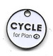 Jeton  De  Caddie  Néerlandais  Cyclisme, CYCLE  For  Plan  Verso  Plan  ( CYCLE Pour Le Plan ) - Jetons De Caddies