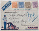 1936 - BRESIL - ENVELOPPE ILLUSTREE POSTE AERIENNE PANAIR De SANTOS => BUENOS AIRES (ARGENTINE) - Airmail