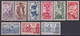 GUADELOUPE - 1937/39 - SERIES COMPLETES ! - YVERT N°133/141 * MH  - COTE = 32.5 EUR. - Neufs