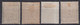 GUADELOUPE - 1889 - YVERT N° 3 TYPES I+II+III+V  * MH - COTE = 81 EUR. - - Unused Stamps