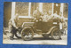 CARTE PHOTO VOITURE ANCIENNE MILITARIA SOLDAT MARQUE  ET MODELE A IDENTIFIER - Personaggi