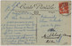 FRANCE - 1921 - 10c Semeuse (Yv.138) Oblitéré OLTEN (Suisse) Sur CPA De TOUGGOURT, Algérie - Brieven En Documenten