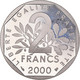 Monnaie, France, Semeuse, 2 Francs, 2000, Paris, Proof, SPL+, Nickel - Essais, Piéforts, épreuves & Flans Brunis